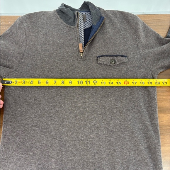 Ted Baker London Quarter-zip Pullover Sweater - Picture 9 of 9